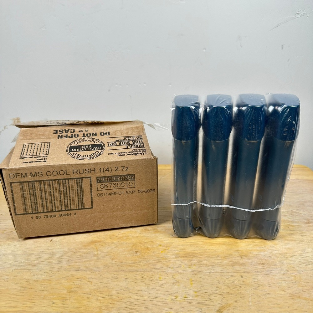 Degree Deodorant Mens 2.7oz Blue Cool Rush Advanced 72H Antiperspirant 4 Pack - Picture 2 of 4